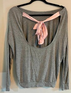 Adore Me Womens Open Back Shirt Size M