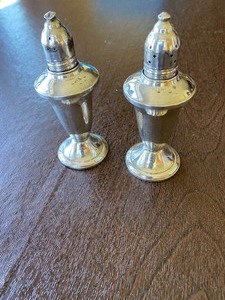 Sterling Silver Salt and Pepper Shakers by  Duchin Creations.