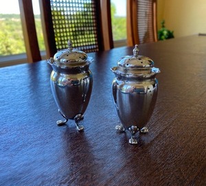 2 Sterling Silver Salt and Pepper Shakers