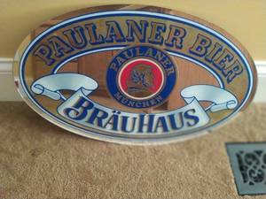 German Paulaner Bier Sign