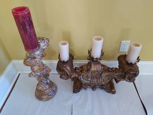 2 Candle holders