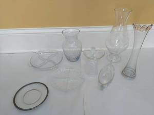 Collection of glassware