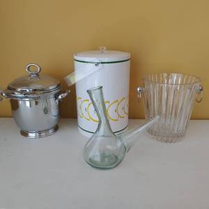 Four Barware Items