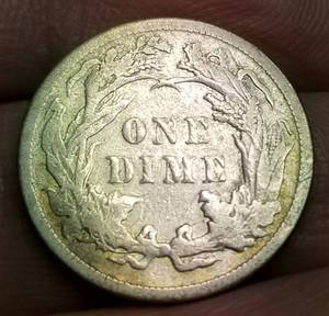 1889 US SEATED LIBERTY DIME