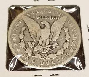 1892-O MORGAN SILVER DOLLAR