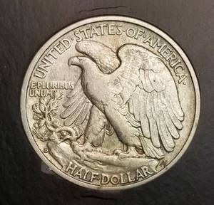 1938-D WALKING LIBERTY HALF DOLLAR BETTER DATE COIN