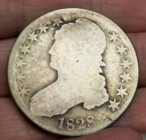 1828 US BUST HALF DOLLAR