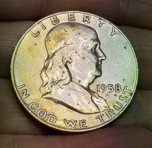 1958-D FRANKLIN HALF DOLLAR