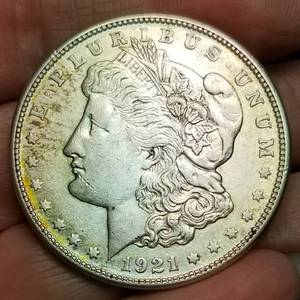 1921-S MORGAN SILVER DOLLAR