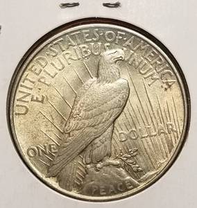 1922 PEACE SILVER DOLLAR UNC