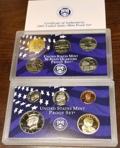 2001 US PROOF SET IN ORIGINAL PACKAGING