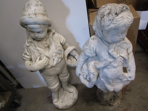 Cement Garden Figures