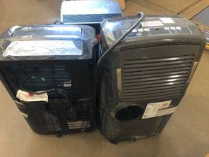 Mixed lot of portable air conditioners- mixed conditions & sizes -see pictures