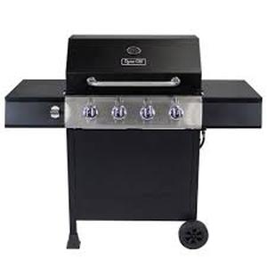 4-Burner Propane Gas Grill in Black by Dyna-Glo- open box not used-see pictures
