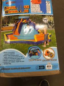 Battle Ridge Inflatable Water Slide by Sportspower- open box not used - see pictures