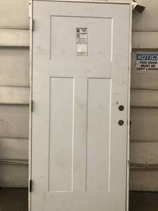 Craftsman Stone Stained Molded Composite  Door Slab by JELD-WEN- slighlty dirty not used - see pictures
