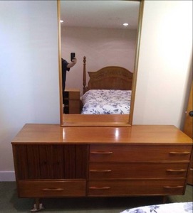 Vintage Dresser With Mirror Great ...