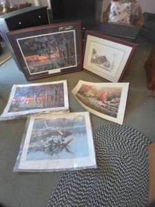 Signed Jim Hansel Print, Al Stelton...