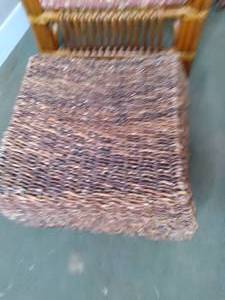 Vintage Wicker Chair 22.5 X 28 X ...