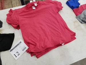 lot 12 image: Lot of ( 10 ) Gildan Childrens T-Shirts Small Red