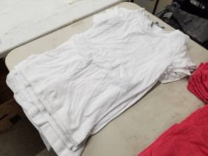lot 67 image: Lot of ( 10 ) Bella  Canvas Ladies Shirts Large White