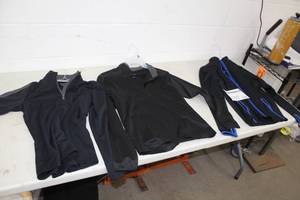 lot 157 image: Lot of ( 3 ) Sport-tek Long Sleeve Pullover Shirts Black