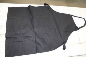 lot 133 image: Lot of ( 8 ) Aprons Black