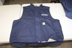 lot 177 image: Carhardtt FR Vest 2X-Large Blue with logo Nuverra Environmental Solutions