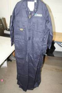 lot 205 image: Pacific & Maine FR Mechanics Overall 36 Full Blue with logo Nuverra Environmental Solutions