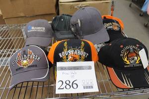 lot 286 image: Lot of ( 10 ) Baseball Caps _various with logo North Dakota (various)