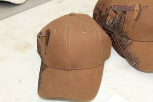 lot 293 image: Lot of ( 9 ) Baseball Caps Brown