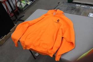 lot 244 image: Jerseez Hooded Sweatshirt X-Large High-Visibility Orange