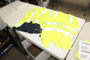 lot 248 image: Lot of ( 2 ) Long Sleeve T-Shirts X-Large High-Visibility Yellow