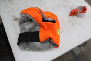 lot 252 image: Winter Cap OrangeGrey