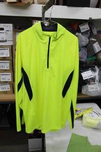 lot 254 image: Ultra Club 12 Zip Up Long Sleeve Shirt X-Large High-Visibility YellowBlack
