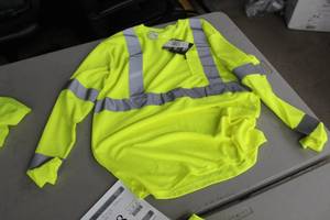 lot 240 image: Key FR Long Sleeve T-Shirt Large High-Visibility Yellow