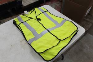 lot 236 image: Lot of ( 3 ) RPS FR Vests High-Visibility Yellow