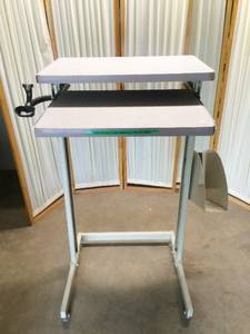 AFC Industries Standing Desk With Slide Out Tray