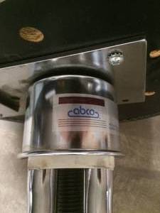 Abco Vinyl Round Seat Adjustable Height Industrial Shop Medical Stool&nbsp - Excellent Condition