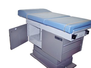 WOW MSRP $5000 MIDMARK RITTER 107 FOOT CONTROLLED POWERED UPDOWN HILOW EXAM EXAMINATION ROOM TREATMENT TABLE WITH MANUAL ADJUSTABLE BACKREST, CABINET, SLIDE OUT FOOT EXTENSION, RETRACTABLE STIRRUPS &amp MORE EXCELLENT WORKING CONDITION