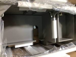 lot 27 image: Kohler Rubicon 36 in. Bath Vanity Single Basin Vanity Top in Mohair Grey with White Basin see all pictures
