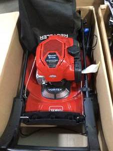lot 30 image: lot of 2 Toro Recycler 22 in. Briggs & Stratton High Wheel Variable Speed Gas Walk Behind Self Propelled Lawn Mower customer returns see all pictures