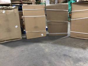 lot 33 image: lot of 4 Keter Troy Midnight Blue Plastic Adirondack Chair see all pictures