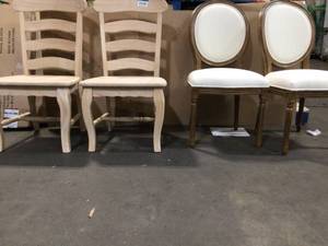 lot 35 image: lot of 4 dining set chairs (does not include set) see all pictures