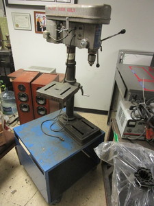 lot 302 image: AICO HEAVY-DUTY DRILL PRESS, ON CART