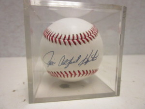 lot 142 image: AUTOGRAPHED JIM CATFISH HUNTER OFFICIAL MAJOR LEAGUE BASEBALL