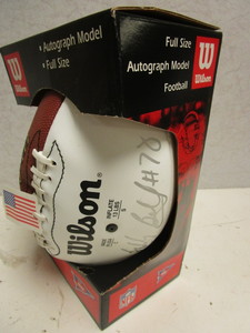 lot 147 image: AUTOGRAPHED BOBBY BELL FOOTBALL