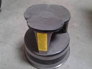 Portable step stoolseat. Roll wher...