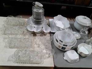 HUGE Lot of Vintage Fine China, Gla...