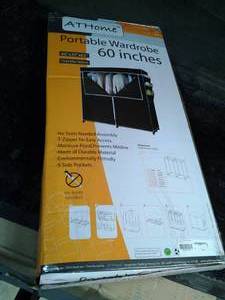 Is at home 60 portable wardrobe...